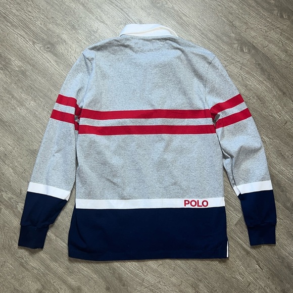 Polo‎ Ralph Lauren Rugby Crest Special Polo Shield Patch Shirt Classic Fit - Picture 4 of 11